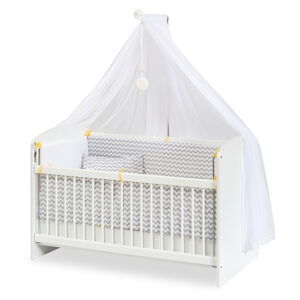 Białe łóżeczko 60x120 cm Customary – Kalune Design
