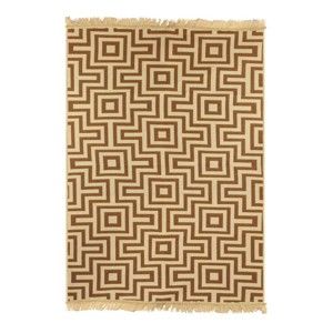 Brązowo-beżowy dywan Ya Rugs Kare, 120x180 cm
