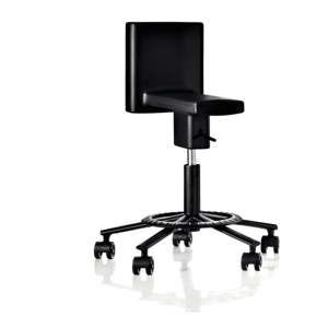 Czarne obracane krzesło biurowe Magis 360