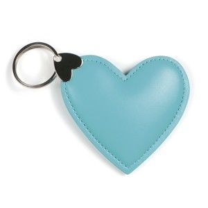 Niebieski breloczek na klucze GO Stationery Hearts Key