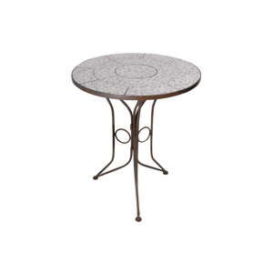 Okrągły stolik z ceramicznym blatem Ego Dekor