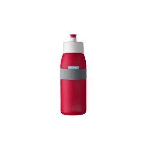Czerwona butelka sportowa Rosti Mepal Ellipse, 500 ml