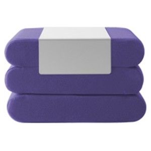 Fioletowy rozkładany puf Softline Bingo Vision Lilac