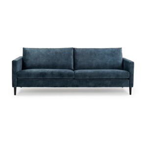 Scandic Adagio sofa z ciemnoniebieskiego aksamitu, szerokość 220 cm