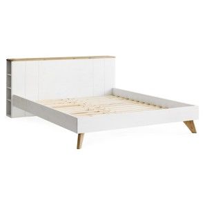 Łóżko z drewna sosnowego Askala Maru, szer. 180 cm