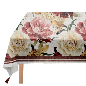 Obrus Linen Couture Roses, 140x200 cm