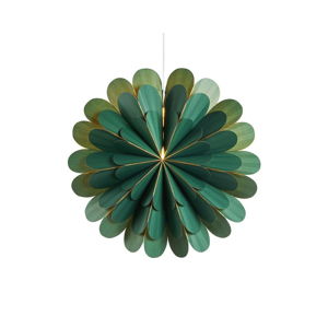 Zielona dekoracja świetlna ze świątecznym motywem ø 45 cm Marigold – Markslöjd