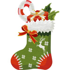 Dywan Vitaus Christmas Sock With Sweets, 60x100 cm