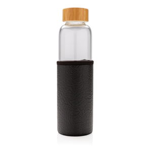 Szklana butelka z czarnym uchwytem XD Collection, 0,55 l