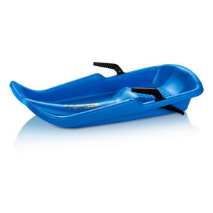 Niebieski bobslej z hamulcami Gizmo Twister, 80 cm