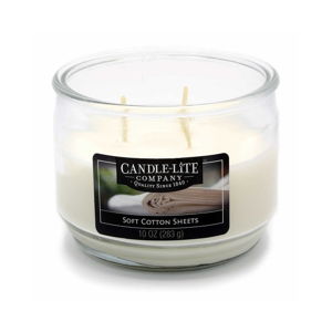 Świeczka w szkle o zapachu delikatnej bawełny Candle-Lite, 40 h