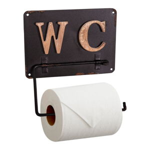 Naścienny metalowy uchwyt na papier toaletowy – Antic Line