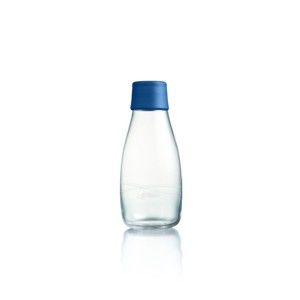 Ciemnoniebieska butelka ReTap ze szkła z dożywotnią gwarancją, 300 ml