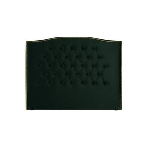 Ciemnozielony zagłówek łóżka Mazzini Sofas Anette, 200x120 cm
