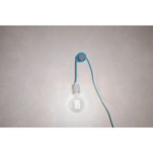 Niebieski kabel do lampy wiszącej z oprawką Filament Style G Rose