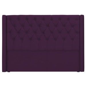 Fioletowy zagłówek łóżka Windsor & Co Sofas Queen, 176x120 cm