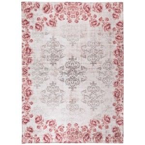 Szaro-różowy dywan Universal Alice, 60x110 cm