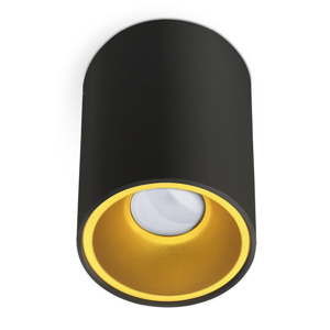 Czarno-złota lampa sufitowa Kobi Kiwi