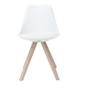 Białe krzesło LABEL51 Milan
