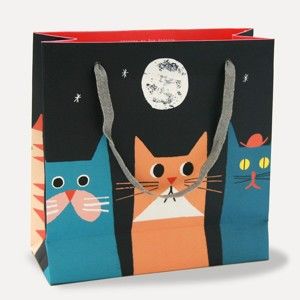 Torebka na prezent U Studio Design Cats, 21,6x21,6 cm