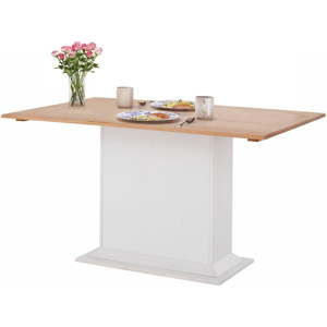 Biały stół z drewna sosnowego Støraa Silas