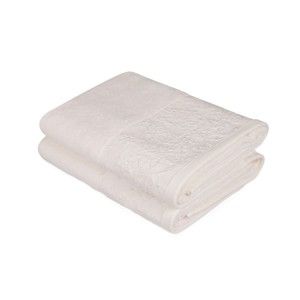 Zestaw 2 ręczników z czystej bawełny Lisa, 50x90 cm