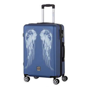 Niebieska walizka Berenice Wings, 71 l