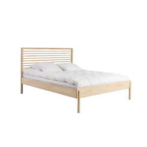 Rama łóżka z litego drewna brzozowego Kiteen Lennu, 160x200 cm
