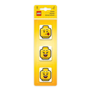 Zestaw 3 gumek do mazania LEGO® Iconic