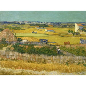 Obraz - reprodukcje 40x30 cm The Harvest, Vincent van Gogh – Fedkolor
