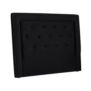 Czarny zagłówek łóżka Cosmopolitan Design Cloud, szer. 200 cm