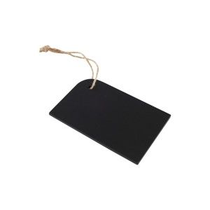 Czarna tablica wisząca T&G Woodware
  Rustic, 10,5x7 cm