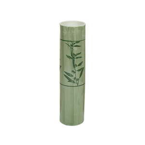 Zielony wazon kamionkowy Santiago Pons Florist, wys. 31,5 cm