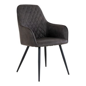 Ciemnoszare krzesła zestaw 2 szt. Harbo – House Nordic