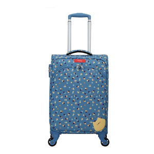 Niebieska walizka z 4 kółkami Lollipops Rubby