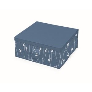 Niebieskie pudełko Cosatto Leaves, szer. 45 cm