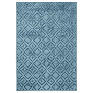 Niebieski dywan z wiskozy Mint Rugs Iris, 120x170 cm