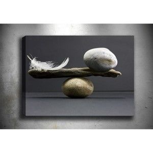 Obraz Tablo Center Feather Equilibrium, 60x40 cm