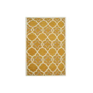 Żółty dywan tuftowany ręcznie Bakero Retro, 153x244 cm