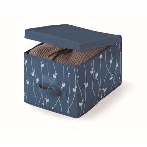 Niebieskie pudełko Cosatto Leaves, szer. 30 cm