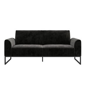 Czarna sofa rozkładana 217 cm Adley – CosmoLiving by Cosmopolitan