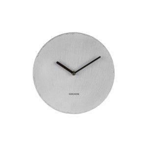 Szary zegar ścienny z łupku Karlsson Slate, ⌀ 25 cm