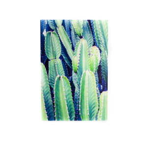 Obraz z metalu Velvet Atelier Cactus, 40x60 cm