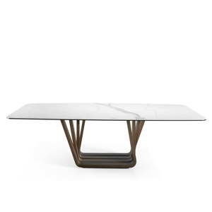 Stół z marmurowym blatem Ángel Cerdá Walnut