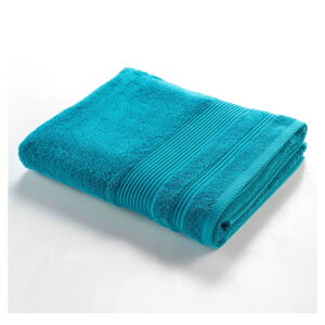 Niebieski bawełniany ręcznik kąpielowy frotte 90x150 cm Tendresse – douceur d'intérieur