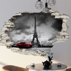 Naklejka Ambiance Ladscape Paris, 60x90 cm