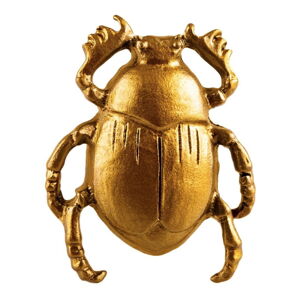 Cynkowe uchwyty do szuflad w kolorze złota Sass & Belle Scarab Beetle