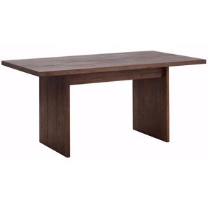 Ciemno-brązowy stół z litego drewna akacjowego Støraa Lai, 1x2 m