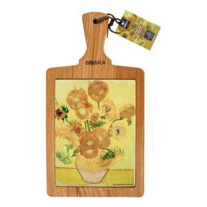 Deska do serwowania Boska Serving Board Van Gogh Sunflowers, 25x18 cm