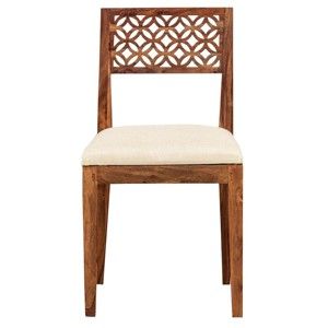 Krzesło z litego drewna palisandru Massive Home Rosie